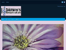 Tablet Screenshot of darwinsburgers.com